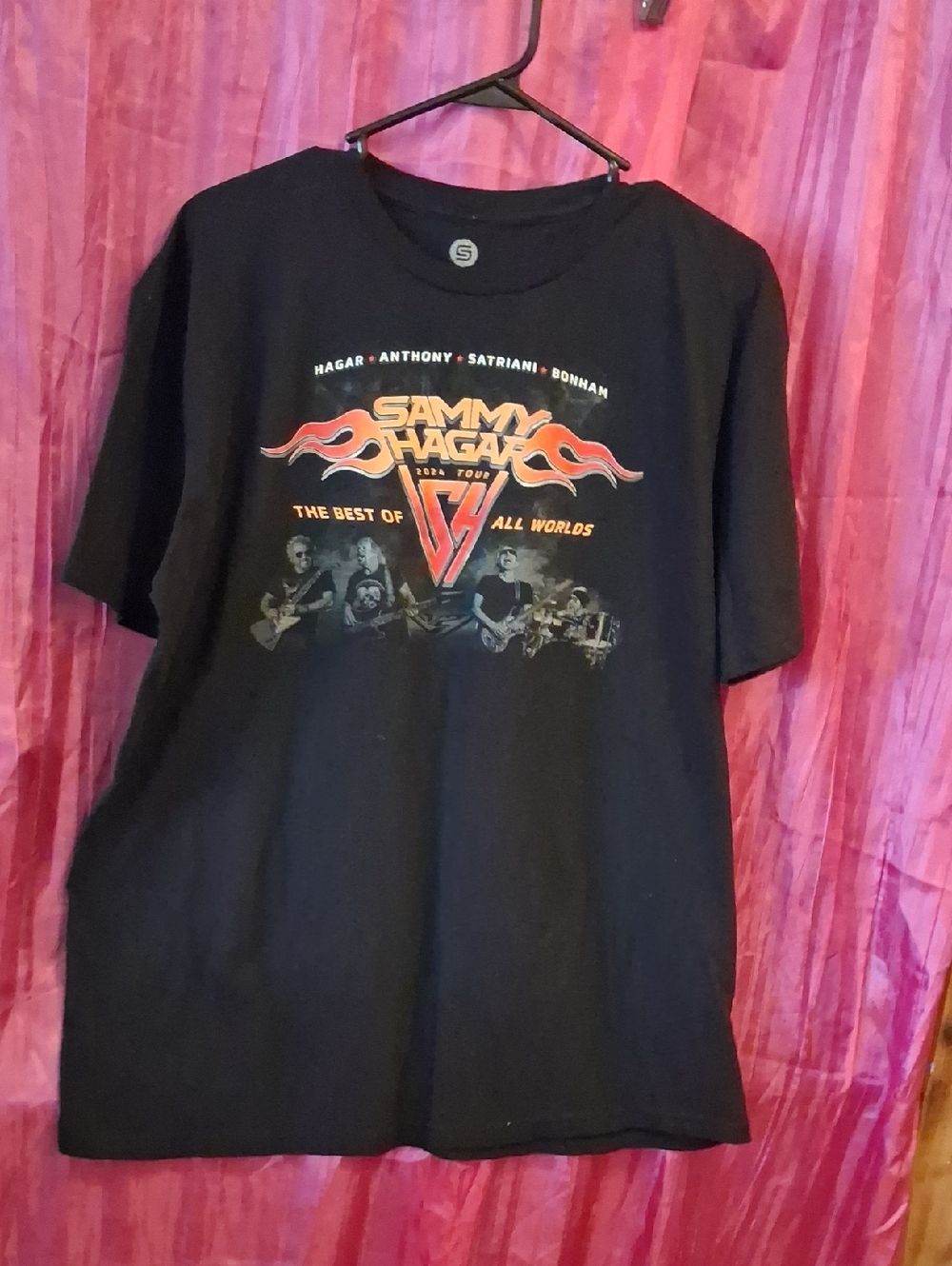 Sammy Hagar 'The Best of All Worlds' Black Graphic Tee